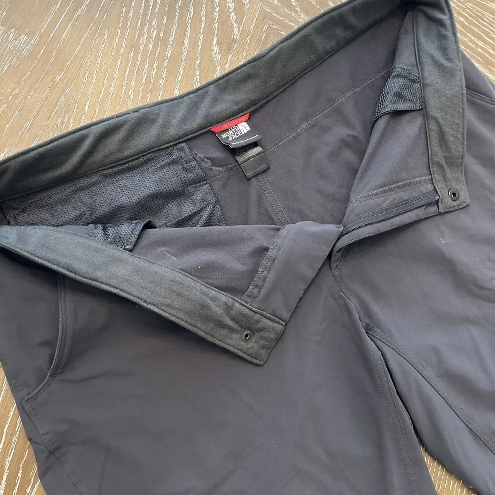 North Face Mens‎ Shorts Size 40 Gray Slash Pockets Belted Camping Hiking Outdoor